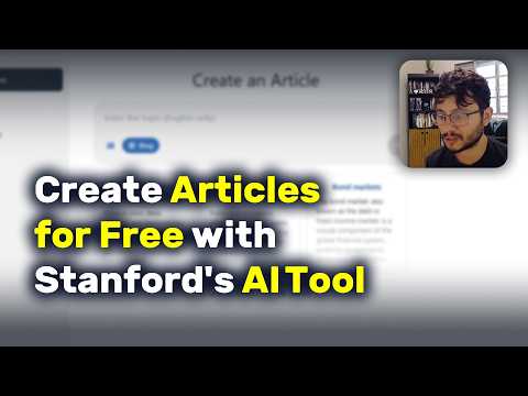 Stanford's AI Project: Article Generation with a Simple Prompt ( Project Storm )