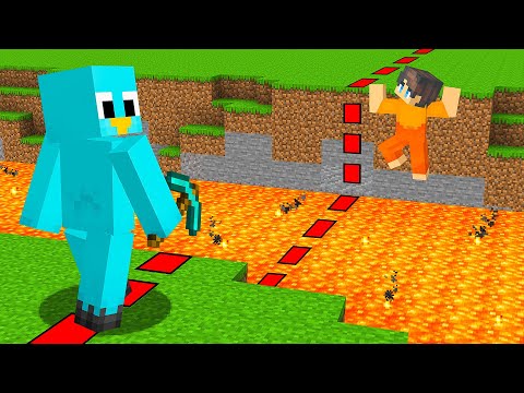 Minecraft, But It's One Straight Line!