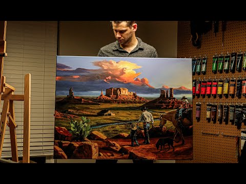 I worked on this painting for 299 days!!