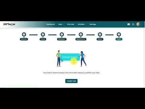 How to create Service listing (Task) on 247tasker showcase your expertise #freelancer #services