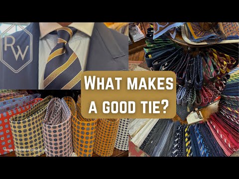 What makes a good tie?