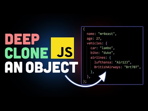 How to deep clone a nested object without using libraries (JavaScript Interview question)
