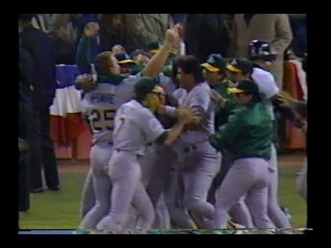 Oakland Athletics at San Francisco Giants, 1989 World Series Game 4, October 28, 1989