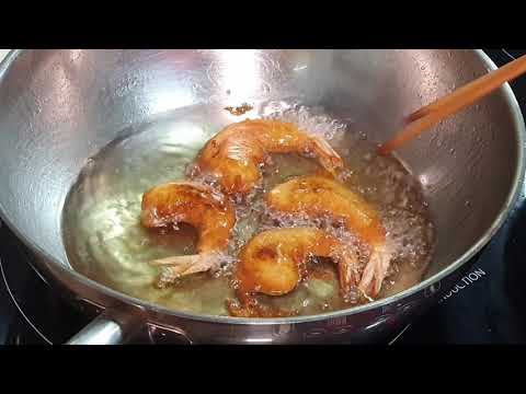 Pong Pong Prawn Fritters (how to make it super crispy?) | Ingredient list provided