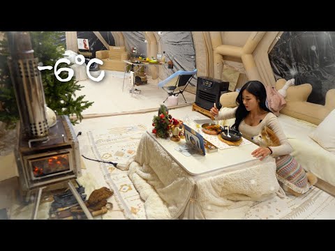 ❄️−6°C FROZEN NIGHT: A 9M TENT THAT FEELS LIKE A 5-STAR HOTEL