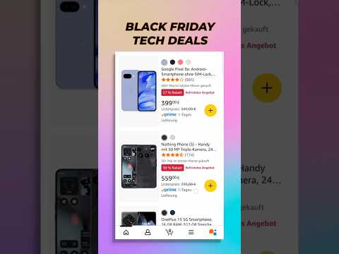 Die besten Black Friday Tech Deals #shorts