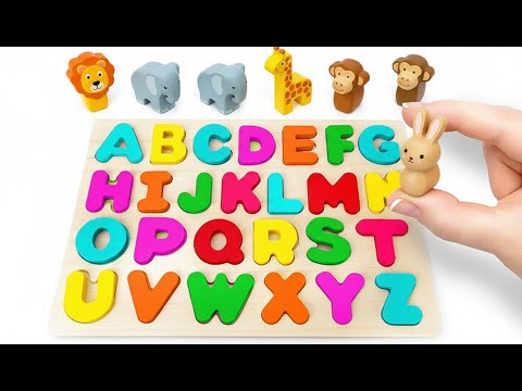 Learn ABC with Puzzles | Alphabet Puzzle | Preschool Toddler Learning Videos