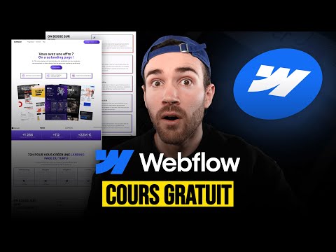 Créer un site web professionnel et design sans coder - Tutoriel Webflow en français