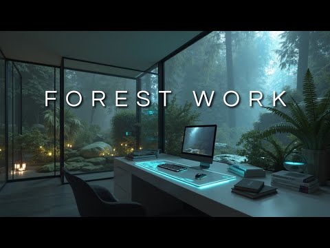 Ambient Focus Music ~ Deep Forest Work | Calm Productivity Sounds
