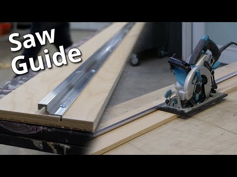 Perfect Plywood cuts, Straight Cut Saw Guide | Stone Coat Epoxy