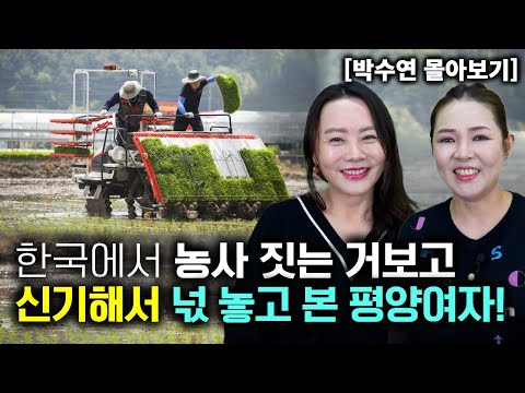 [Park Soo-yeon_Watching] A Pyongyang woman was so amazed by the farming in Korea that she lost he...