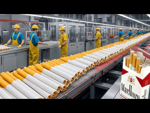 Inside Cigarette Factory  | How 20,000 Cigarettes Are Made Per Hour | Full Process