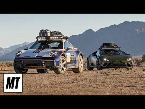 Lamborghini Huracan Sterrato vs Porsche 911 Dakar - OFF-ROAD COMPARISON! | MotorTrend