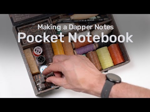 How to Make a Sewn, Fabric-Cover Pocket Notebook