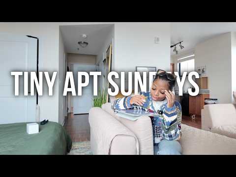 Watch Me Plan My Sunday in 456 sq ft | Tiny Apt Vlogmas 6,7,8