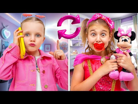 They Swapped Lives for a Day! 😱 Kids Funny Story