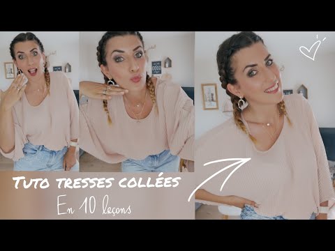 Faire une tresse collée en 10 étapes.