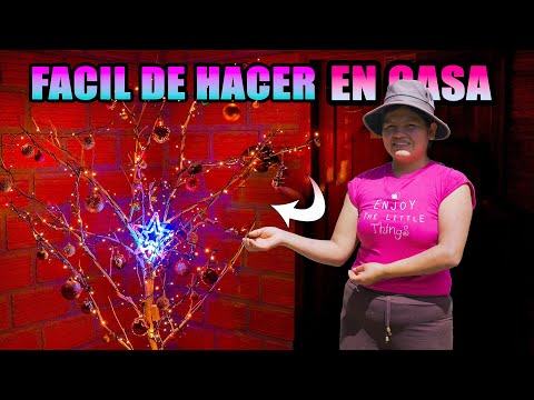 Construí mi propio  árbol de Navidad con materiales del campo - NATHALIA