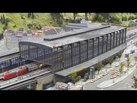 The Great Model Railroad Layout in Berlin with 9,680 square feet of model trains in HO scale