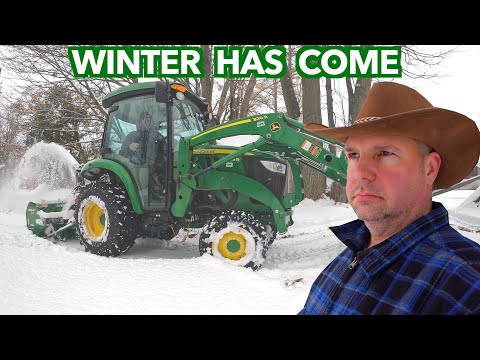 We Got Hammered With Snow | Small Farm Life in Canada