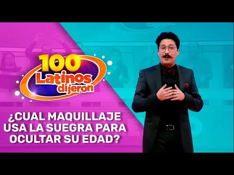 ¿Cual Maquillaje Usa La Suegra Para Ocultar Su Edad? | 100 Latinos Dijeron