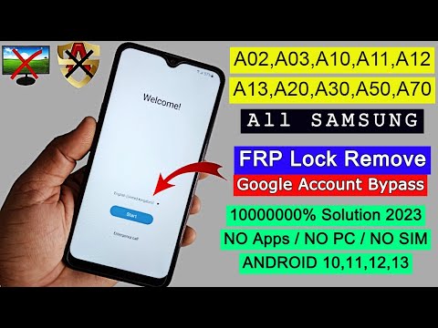 New Method Samsung A02,A03,A10,A12,A20,A30,A50 FRP Bypass Android 11 | Google Account Unlock | No PC