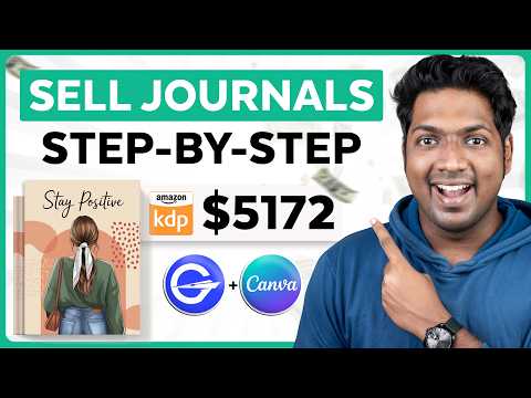 How to Create Journals to Sell on Amazon KDP | Earn Passive Income💰