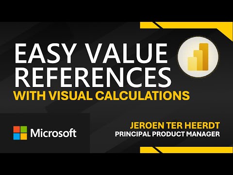 Easily refer to values in your visual with visual calculations