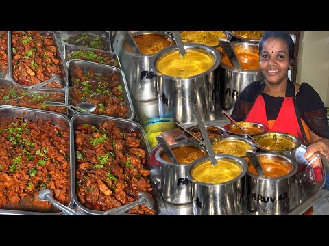 ஒரு meals க்கு ஏழு வகை அசைவ குழம்புடன் வறுத்த மீன் முட்டையுடன் வழங்கும் Ayya Chettinad Mess