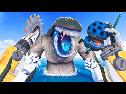 Using MIND CONTROL To Make Kaiju Fight in VR