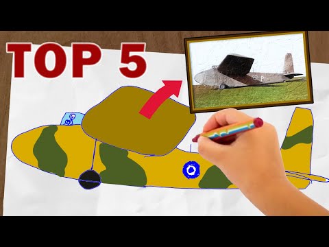 TOP 5 Aircraft 'Designed' by 5 Year Olds!