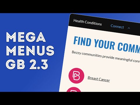 How to Create a Mega Menu in GenerateBlocks