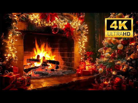 Cozy Winter Jazz 🎄 Relaxing Christmas Piano & Crackling Fireplace Sounds for Focus, Reading & Calm
