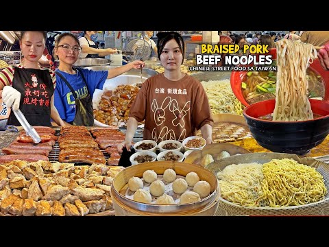 Chinese Street Food sa TAIWAN!! PARA KANG NASA BINONDO! | Braised PORK BELLY at BEEF Noodles Panalo!