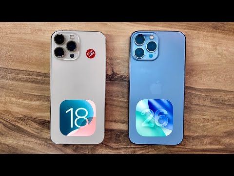 iOS 18 vs iOS 26 on iPhone 13 Pro Max