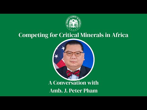 Competing for Critical Minerals in Africa with Ambassador J Peter Pham