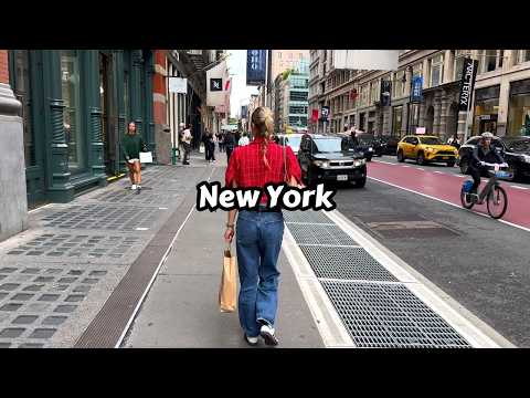 Walking Downtown Manhattan NYC - New York City Tour 4k