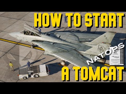 DCS F-14 Tomcat Pilot Startup Tutorial - Real life procedures explained