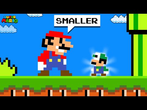 Super Mario Bros., but Mario Gets Everything He Says!