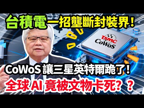 台積電一招壟斷封裝行業，CoWoS讓三星、英特爾敗下陣來，全球AI竟被台積電卡死。#台積電 #台灣