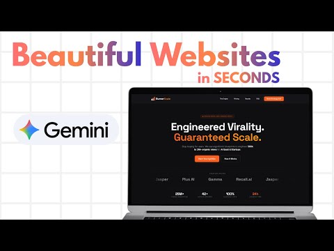 How I Build Beautiful $4,000+ Websites in Minutes with AI (Gemini 3 Tutorial)