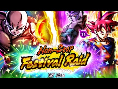 NON-STOP Festival Raid JIREN Boss Battle | Dragon Ball Legends