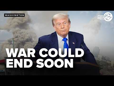 Trump says Iran conflict COULD END 'very soon'