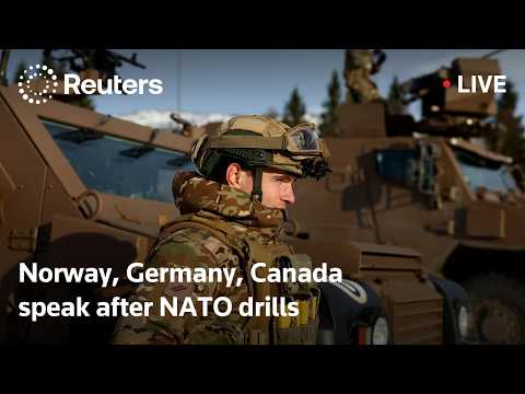 LIVE: Norwegian, German and Canadian leaders speak after NATO military drills