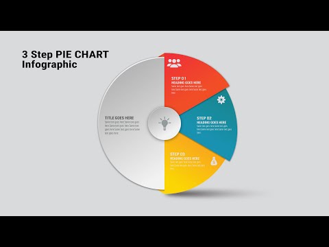 2.Adobe Illustrator Tutorial - 3 Step PIE CHART Infographic design