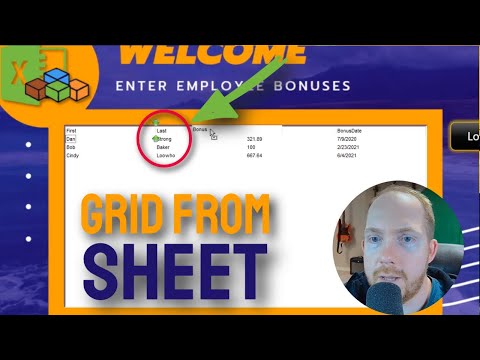 Grids Course Part 6 - Pulling Excel Data To Grid