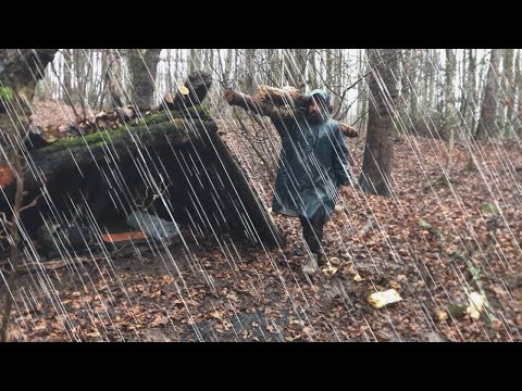 TRAPPED IN THE WORST RAINSTORM: CAMPING IN EXTREME WIND & HEAVY RAIN