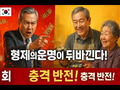 💕 효자동 흥부네 식당  제1회 (두 형제, 두 인생 )  #진짜행복 #돈보다중요한것 #가족의소중함 #나눔의가치