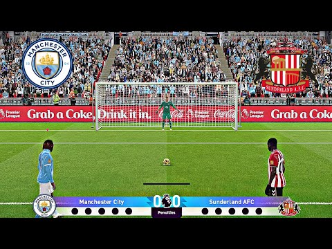 MAN CITY VS SUNDERLAND FULL PENALTY SHOOTOUT | CITY VS SUN HIGHLIGHTS