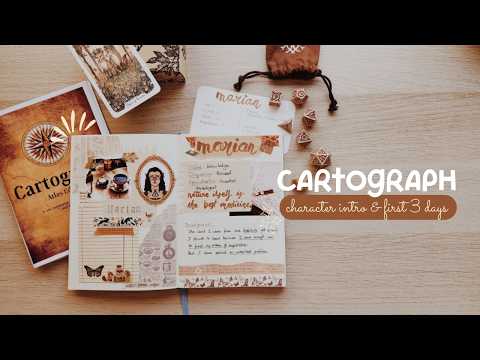 Mapping the unknown ✨️ Solo RPG ✨️ Cartograph Session 1